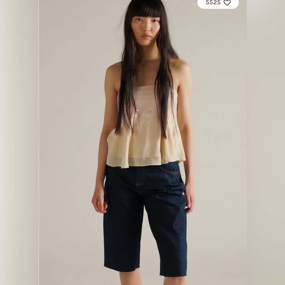 Free People Jam Session Relaxed Capri Jeans